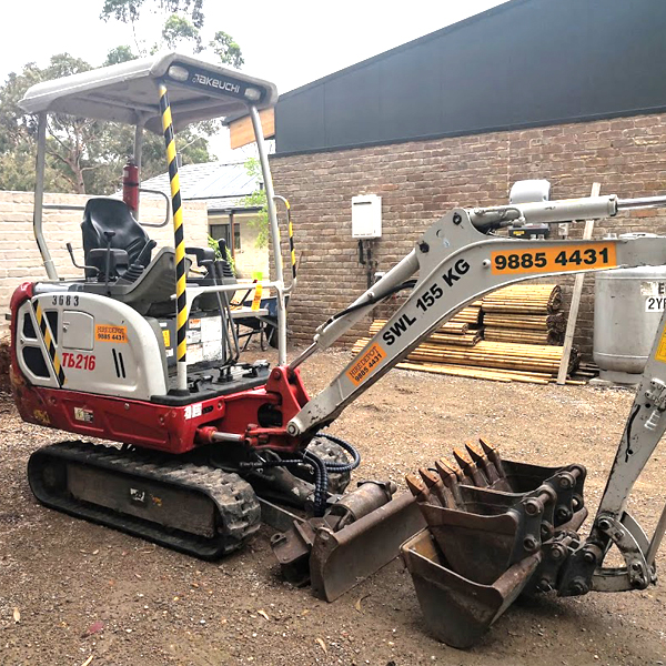 Excavator 1.6 ton For Hire in Melbourne HireDepot