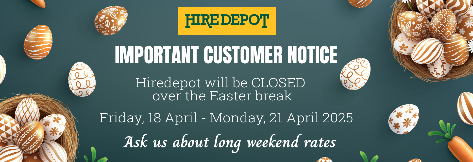 Hiredepot Webbanner Easter Weekend Apr25 V2